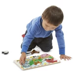 Kép 2/2 - Farm állatos vastag fa formapuzzle 8 elemmel – Melissa & Doug