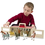Kép 3/3 - Ló figurák 8 db karámmal – Melissa &amp; Doug
