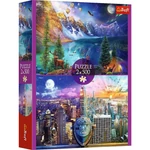 Kép 1/3 - Amerikai körút 2×500 db-os puzzle – Trefl