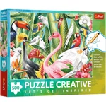 Kép 1/2 - Creative Paradicsommadarak 500db-os színezhető puzzle - Trefl