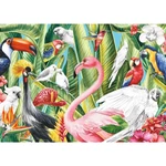Kép 2/2 - Creative Paradicsommadarak 500db-os színezhető puzzle - Trefl