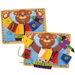 Kép 2/3 - Öltötztethető maci fajáték – Melissa & Doug