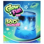 Kép 1/3 - Glow N Fun projektoros lámpa világűr mintával