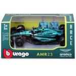 Kép 4/4 - Bburago: Aston Martin AMR23 F1 versenyautó fém autómodell 1/43 (Fernando Alonso #14)