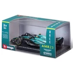 Kép 5/5 - Bburago: Aston Martin AMR23 F1 versenyautó fém autómodell 1/43 (Fernando Alonso #14, sisakos változat)