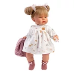 Kép 2/3 - Llorens: Joelle 38 cm-es baba hanggal őzikés ruhában