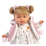 Kép 3/3 - Llorens: Joelle 38 cm-es baba hanggal őzikés ruhában
