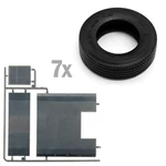 Kép 13/13 - Italeri 1/24 Scania R730 Black Amber kamion makett