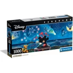 Kép 1/2 - Disney – Mickey és Minnie varázslatos éjszakája 1000 db-os panoráma puzzle poszterrel – Clementoni