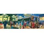Kép 2/2 - Mikulás expressz 1000 db-os panoráma puzzle – Clementoni