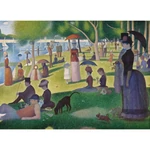 Kép 2/2 - Seurat – Vasárnap délután a Grande Jatte szigetén Múzeum puzzle 1000 db-os – Clementoni