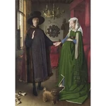 Kép 2/2 - Jan van Eyck: Arnolfini házaspár Múzeum HQC puzzle 1000 db-os – Clementoni