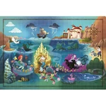 Kép 2/2 - Disney: A kis hableány térkép puzzle 1000 db-os – Clementoni
