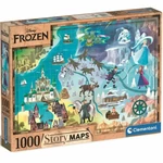 Kép 1/2 - Jégvarázs térkép puzzle 1000 db-os – Clementoni