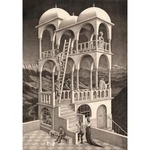 Kép 2/2 - Novo Art: M. C. Escher – Belvedere 1000 db-os puzzle – Clementoni