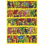 Kép 2/2 - Novo Art: Keith Haring – Yellow Art 1000 db-os puzzle – Clementoni
