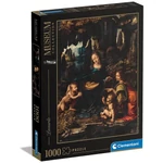 Kép 1/2 - Museum Collection: Leonardo da Vinci – A sziklák szűze 1000 db-os puzzle – Clementoni