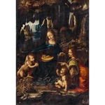 Kép 2/2 - Museum Collection: Leonardo da Vinci – A sziklák szűze 1000 db-os puzzle – Clementoni
