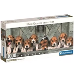 Kép 1/2 - Beagle kutyusok 1000 db-os panoráma puzzle 98×33 cm – Clementoni
