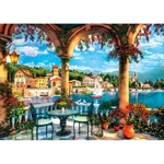 Kép 2/2 - Kilátás a Comó-i tóra 1000 db-os HQC puzzle – Clementoni