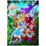 Kép 2/2 - Disney – Alíz csodaországban 1000 db-os puzzle poszterrel – Clementoni