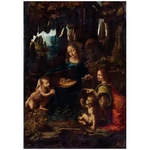 Kép 2/2 - Museum Collection: Leonardo da Vinci – A sziklák szűze 1000 db-os puzzle poszterrel – Clementoni