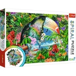Kép 1/2 - Trópusi állatok Spiral puzzle 1040 db-os – Trefl