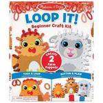 Kép 1/6 - Hurkold! Farm állatai bábkészítő kreatív játékszett – Melissa & Doug