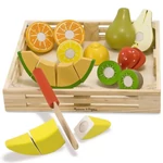 Kép 2/3 - Gyümölcskosár fa játékszett – Melissa & Doug