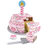 Kép 2/3 - Sütés-főzés emeletes torta fa játék szett – Melissa &amp; Doug