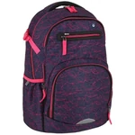 Kép 1/2 - Spirit: Stringer pink geometriai mintás lekerekített iskolatáska, hátizsák