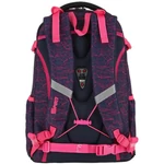 Kép 2/2 - Spirit: Stringer pink geometriai mintás lekerekített iskolatáska, hátizsák