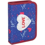 Kép 1/2 - Spirit: Love heart 3D mintás kihajtható töltött tolltartó 19 db-os