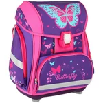 Kép 2/6 - Spirit: Butterfly 3D mintás, LED-es iskolatáska, hátizsák 5 db-os szett