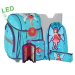 Kép 1/7 - Spirit: Fairy 5 db-os 3D ergonomikus LED-es iskolatáska szett