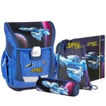 Kép 1/5 - Spirit: Space mintás iskolatáska, hátizsák 4 db-os szett