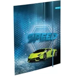 Kép 3/5 - Spirit: Speed Racer sportkocsi mintás iskolatáska, hátizsák 5 db-os szett 38×17×28 cm