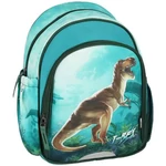 Kép 1/3 - Spirit: T-Rex dinoszauruszos lekerekített ovistáska, iskolatáska, hátizsák 24×13×31 cm