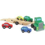 Kép 2/3 - Fa autószállító jármű – Melissa &amp; Doug