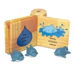 Kép 2/3 - Fürdőjáték: Vízálló könyv, bébi delfinek – Melissa & Doug