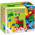 Kép 1/2 - Kids Bloks építőelemek 50 db-os szett – Wader
