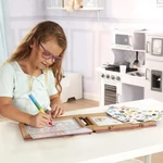 Kép 3/3 - Melissa & Doug: Hercegnős letörölhető rajzoló és mágneses kreatív játékszett