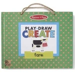 Kép 1/3 - Letörölhető rajzoló és mágneses farm játékkészlet – Melissa & Doug