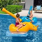 Kép 3/3 - Bestway: Kids Rhino Orrszarvús medencejáték 2 db gyerekeknek 148×89×61 cm