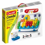 Kép 1/4 - Quercetti: 2 az 1-ben Junior pötyi készlet rajztáblával