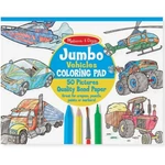 Kép 1/2 - Járművek Jumbo színező – Melissa & Doug