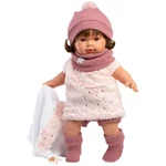 Kép 2/4 - Llorens: Carla 42 cm-es síró baba cumival csillagos ruhában