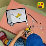 Kép 4/7 - LEGO® Technic: Sárga motorkerékpár (42225)