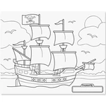 Kép 3/3 - Kék Jumbo színező – Melissa &amp; Doug