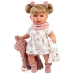 Kép 2/4 - Llorens: Júlia 42 cm-es síró baba cumival rózsaszín kabátban